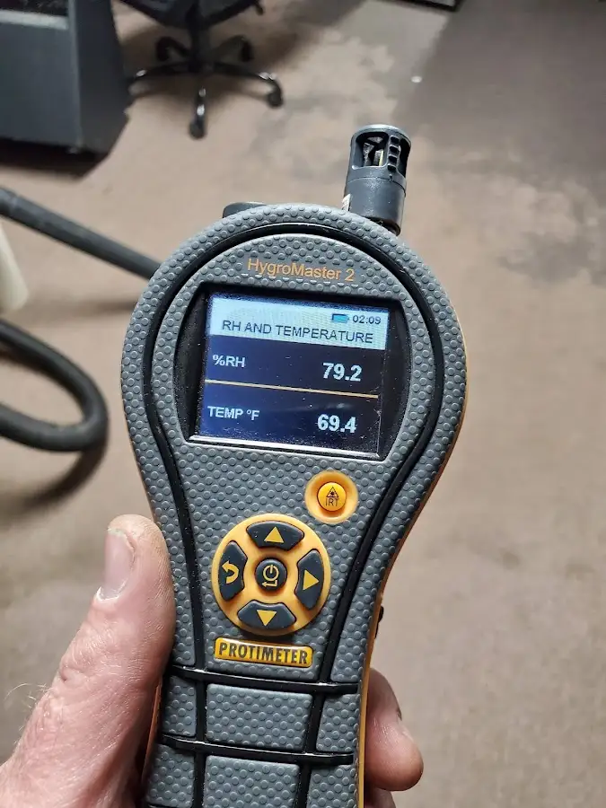 Moisture meter humidity assessment for Fire & Smoke Damage Restoration in Evergreen